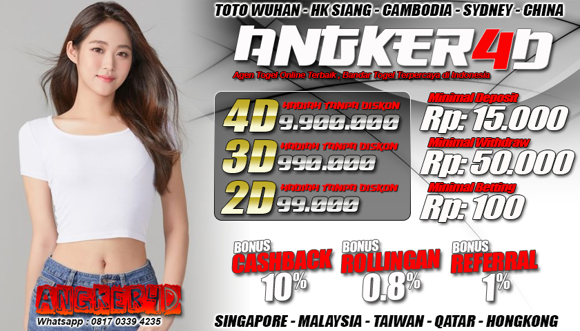 Daftar Agen Judi Togel Online Singapore serta Hongkong Di Angker4d