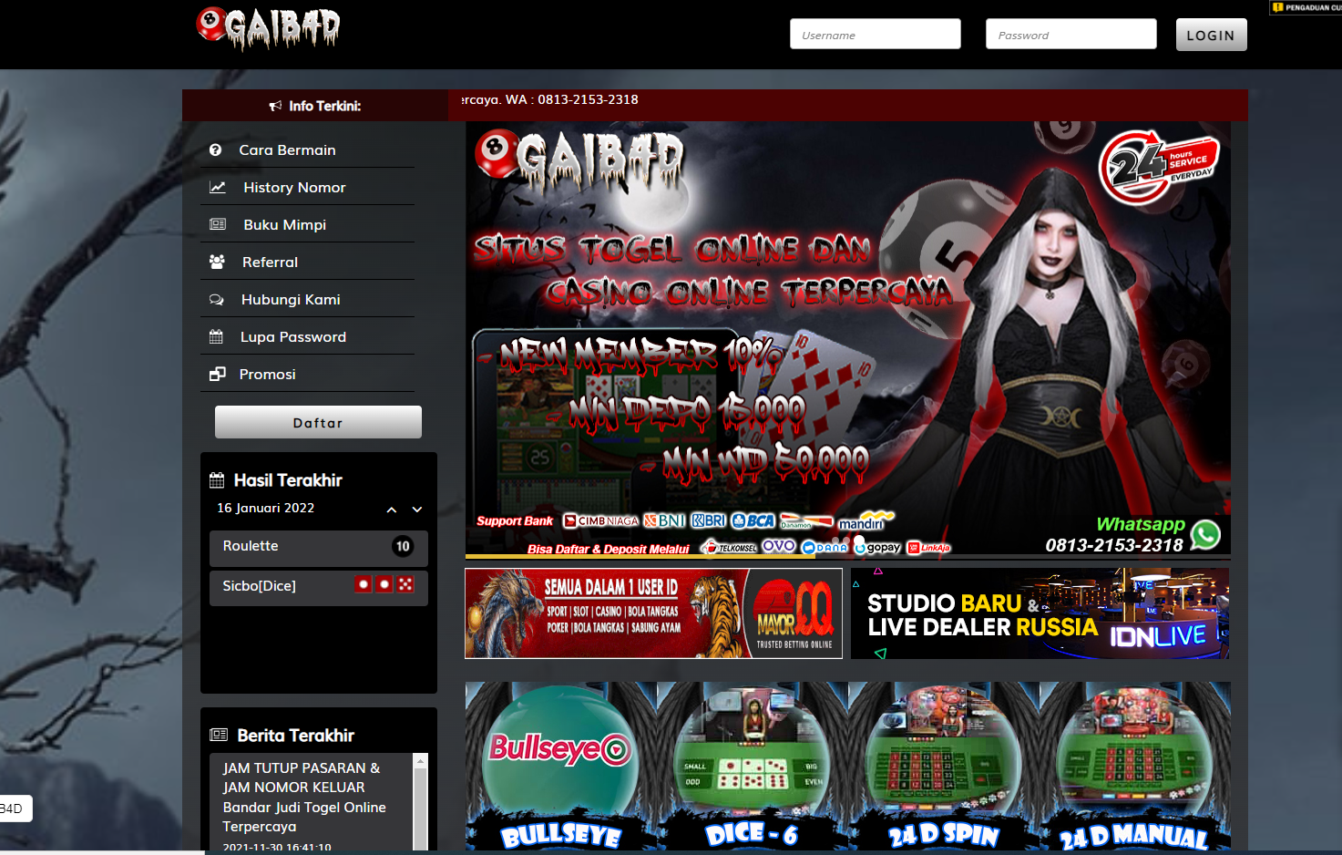 GAIB4D bandar judi togel online yang terpercaya