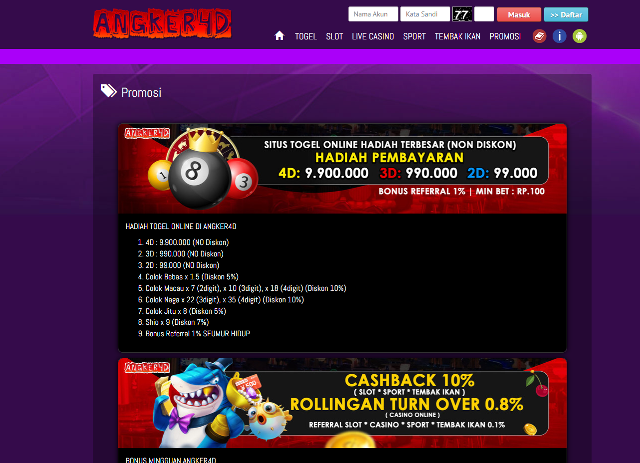 Serunya Bermain Agen Judi Togel Mali Di Angker4D