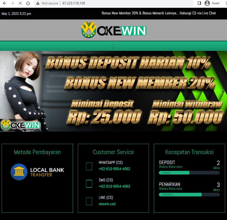 OkeWin Bandar Casino Online, JUDI BOLA, AGEN CASINO DAN SLOT TERPERCAYA INDONESIA