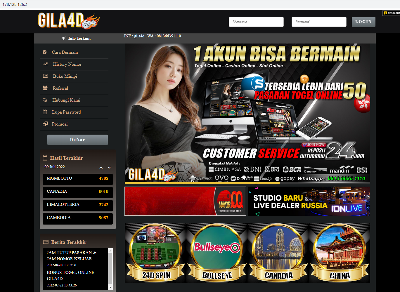 Agen Judi Togel Online Paling besar Dan Paling dipercaya Online 24 Jam Non-stop