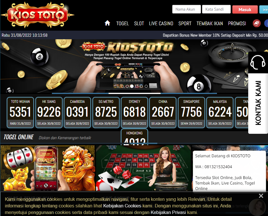 Tempat Pasang Togel Singapore