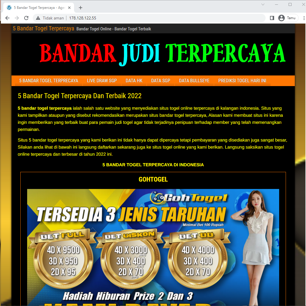 Tempat Pasang Togel Online BANDAR TOGEL ONLINE TERBESAR