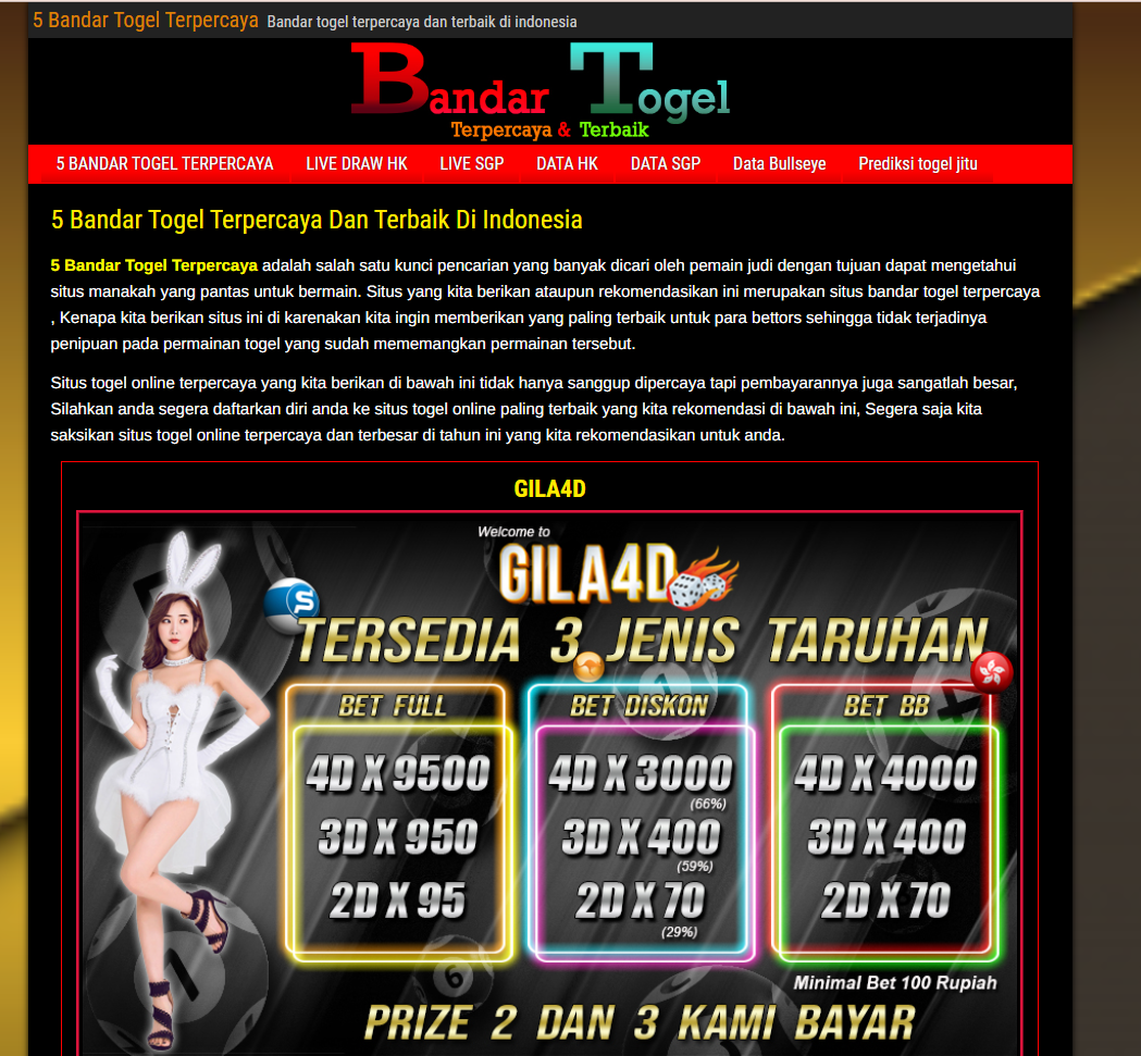 Tempat Pasang Togel Online Bonus New Member 100 Ribu