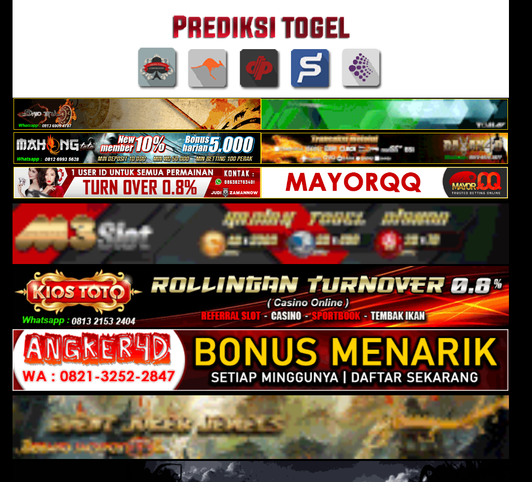 Prediksi Togel Online BBFS 10 Digit Bet 100 Depo Lewat Dana