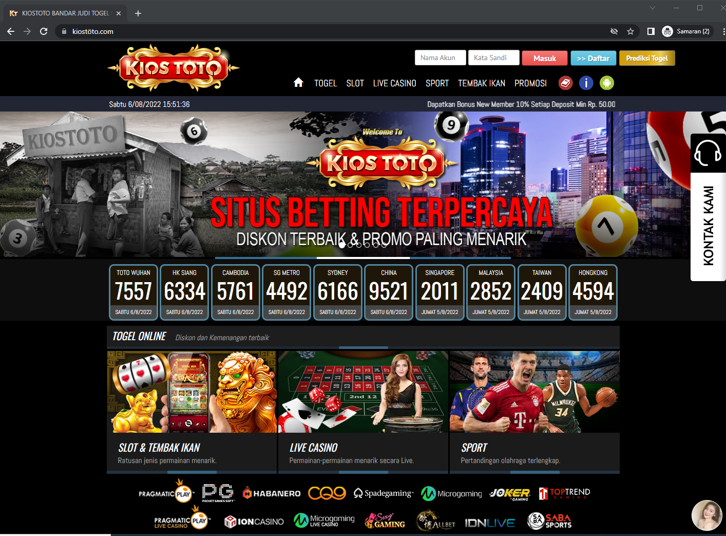 DAFTAR Tempat Pasang Togel Online VIA DANA TERBAIK