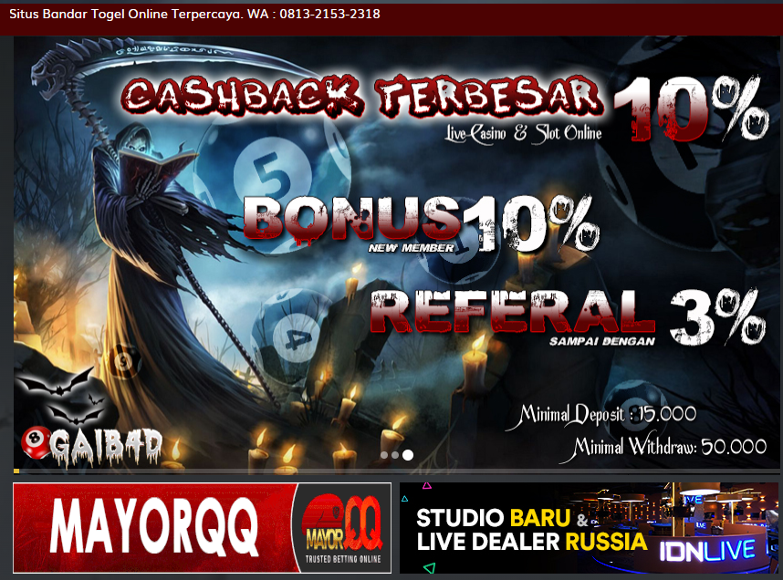 Daftar Di Bandar Judi Togel Online