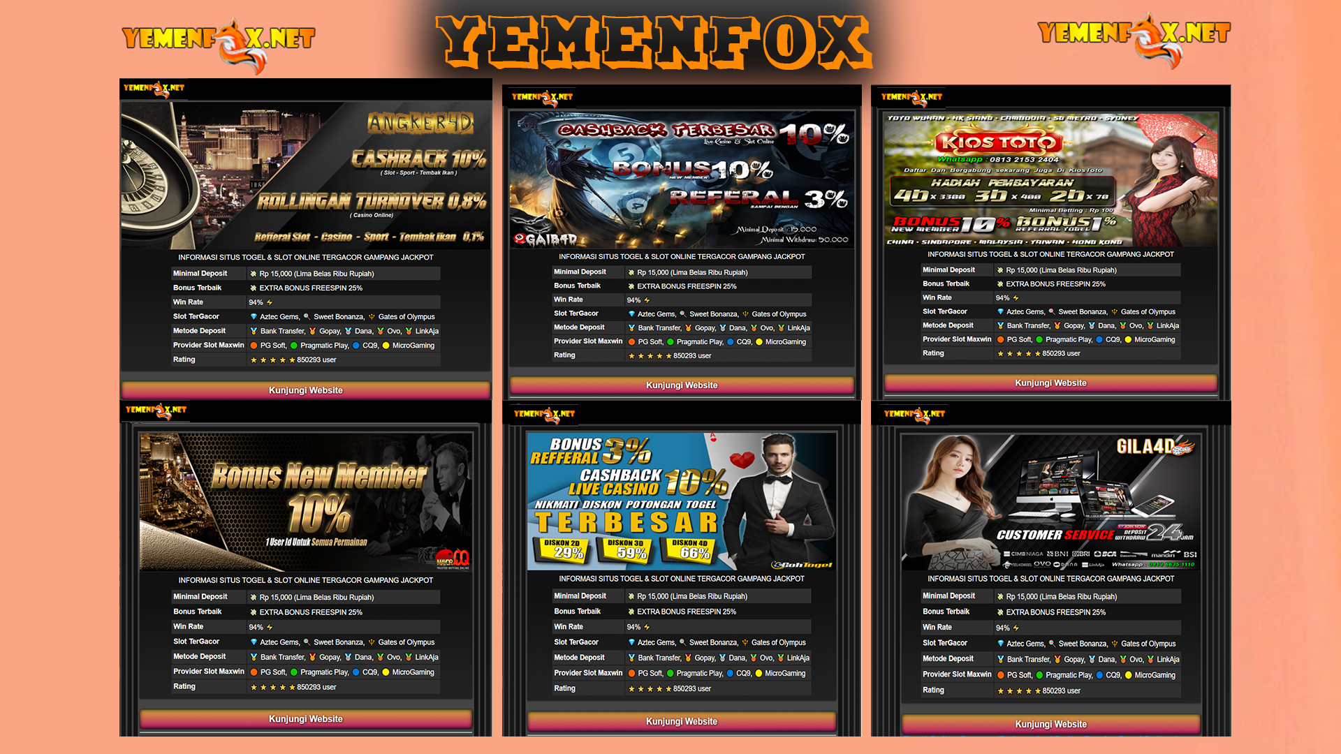 Bandar Togel Online Yemenfox Update Dengan Banyak Promo