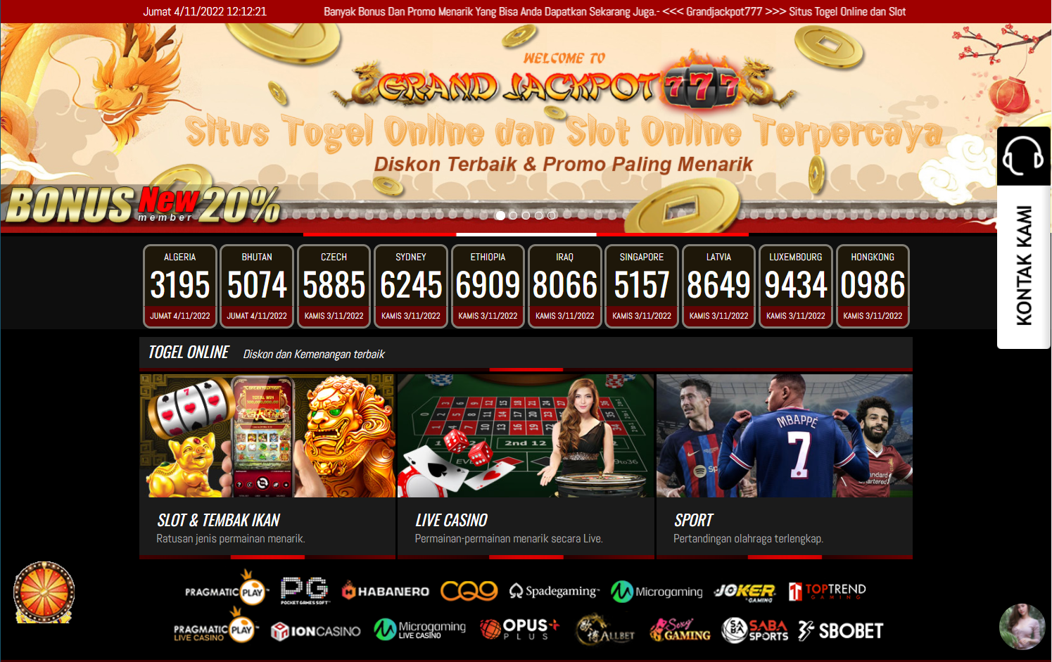 Situs Togel Online dan Slot Online Terpercaya Deposit Pulsa