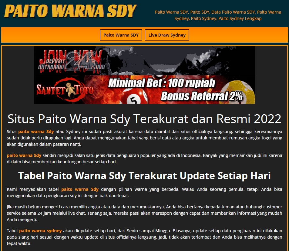 Paito Warna Sdy Bantu Prediktor Dapatkan Skema Angka Keluaran