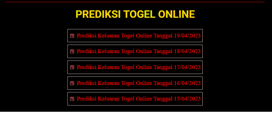 Resmi Bandar Togel Online Terpercaya Toto Togel 4D