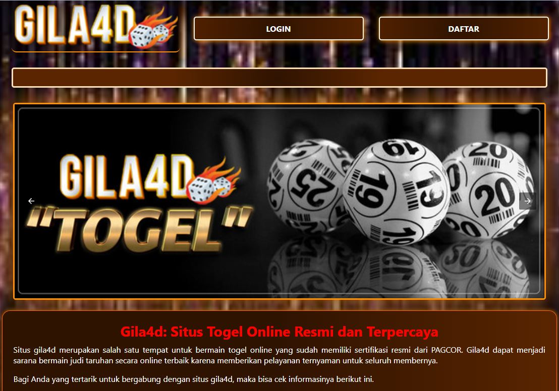 Langkah Menang Bermain Di Situs Gila4d Link Slot Gacor Terbaru