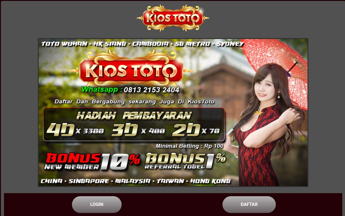 Bandar Situs Tempat Pasang Togel Online Terlengkap Semua Pasaran di Seluruh Dunia Tersedia